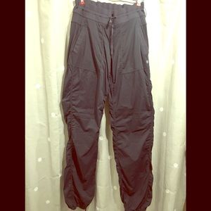 Lululemon Dance Pants size 6 grey black workout